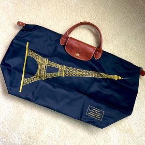 Limited edition Eiffel Tower Longchamp travel bag